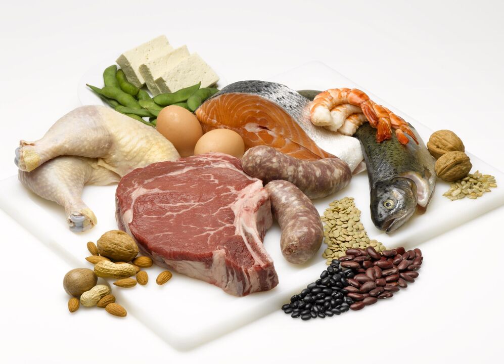 Dieta proteică se bazează pe consumul de alimente care conțin proteine. 